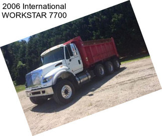 2006 International WORKSTAR 7700