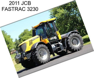 2011 JCB FASTRAC 3230