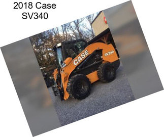 2018 Case SV340