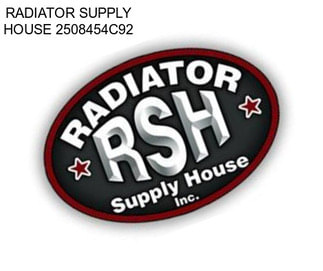 RADIATOR SUPPLY HOUSE 2508454C92
