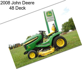 2008 John Deere 48\