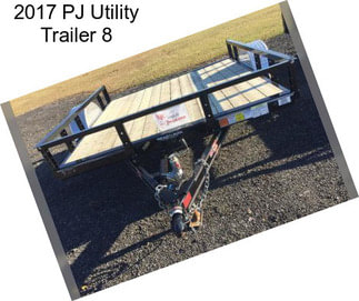 2017 PJ Utility Trailer 8\