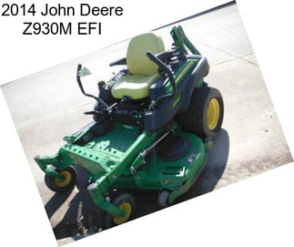 2014 John Deere Z930M EFI