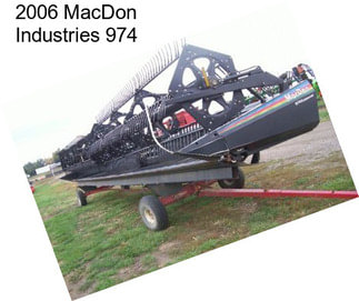 2006 MacDon Industries 974