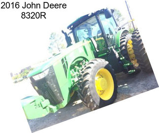 2016 John Deere 8320R