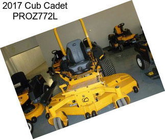 2017 Cub Cadet PROZ772L