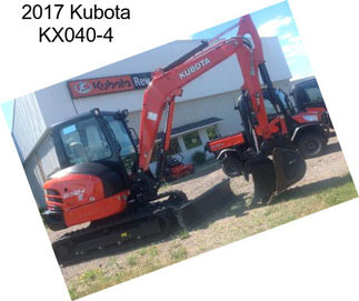 2017 Kubota KX040-4