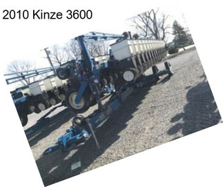 2010 Kinze 3600