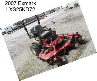 2007 Exmark LXS25KD72