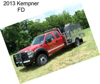 2013 Kempner FD
