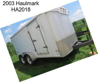 2003 Haulmark HA2018