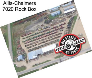 Allis-Chalmers 7020 Rock Box