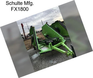 Schulte Mfg. FX1800