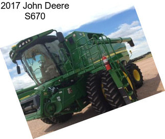 2017 John Deere S670