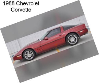 1988 Chevrolet Corvette