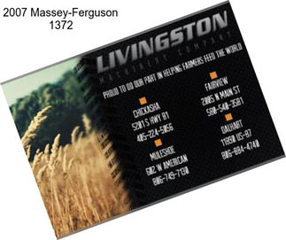 2007 Massey-Ferguson 1372