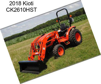 2018 Kioti CK2610HST