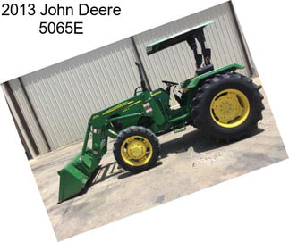 2013 John Deere 5065E