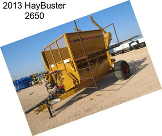 2013 HayBuster 2650