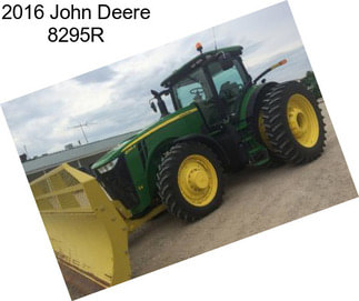 2016 John Deere 8295R