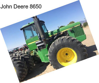 John Deere 8650