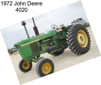1972 John Deere 4020