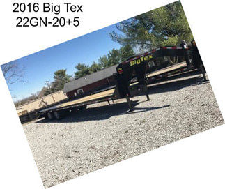 2016 Big Tex 22GN-20+5