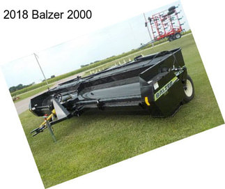 2018 Balzer 2000