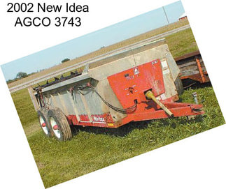 2002 New Idea AGCO 3743