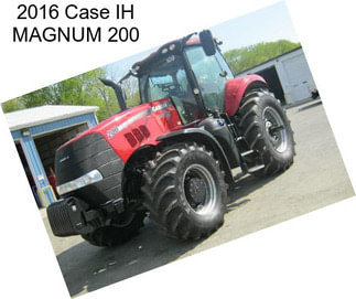 2016 Case IH MAGNUM 200