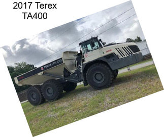 2017 Terex TA400