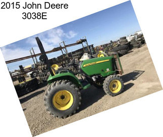 2015 John Deere 3038E