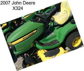 2007 John Deere X324