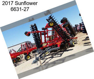 2017 Sunflower 6631-27