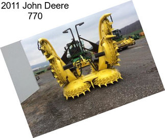 2011 John Deere 770