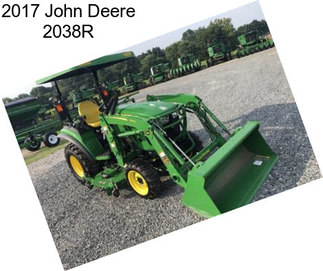 2017 John Deere 2038R