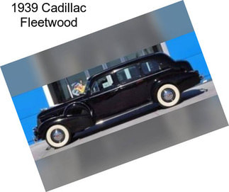 1939 Cadillac Fleetwood