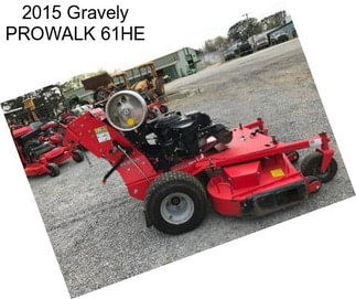 2015 Gravely PROWALK 61HE