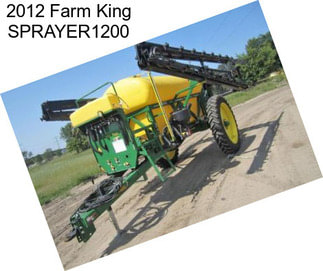 2012 Farm King SPRAYER1200