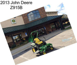 2013 John Deere Z915B