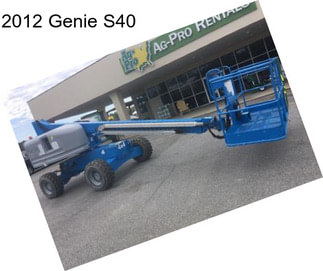 2012 Genie S40