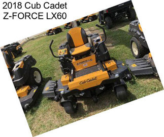 2018 Cub Cadet Z-FORCE LX60