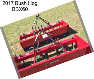 2017 Bush Hog BBX60