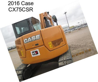 2016 Case CX75CSR