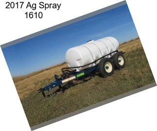 2017 Ag Spray 1610