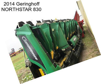 2014 Geringhoff NORTHSTAR 830