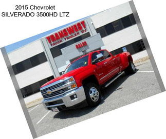 2015 Chevrolet SILVERADO 3500HD LTZ