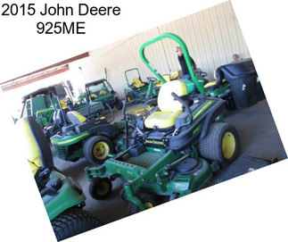 2015 John Deere 925ME