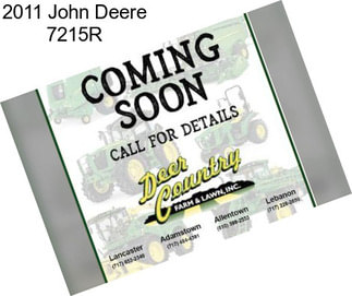 2011 John Deere 7215R