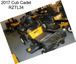 2017 Cub Cadet RZTL34